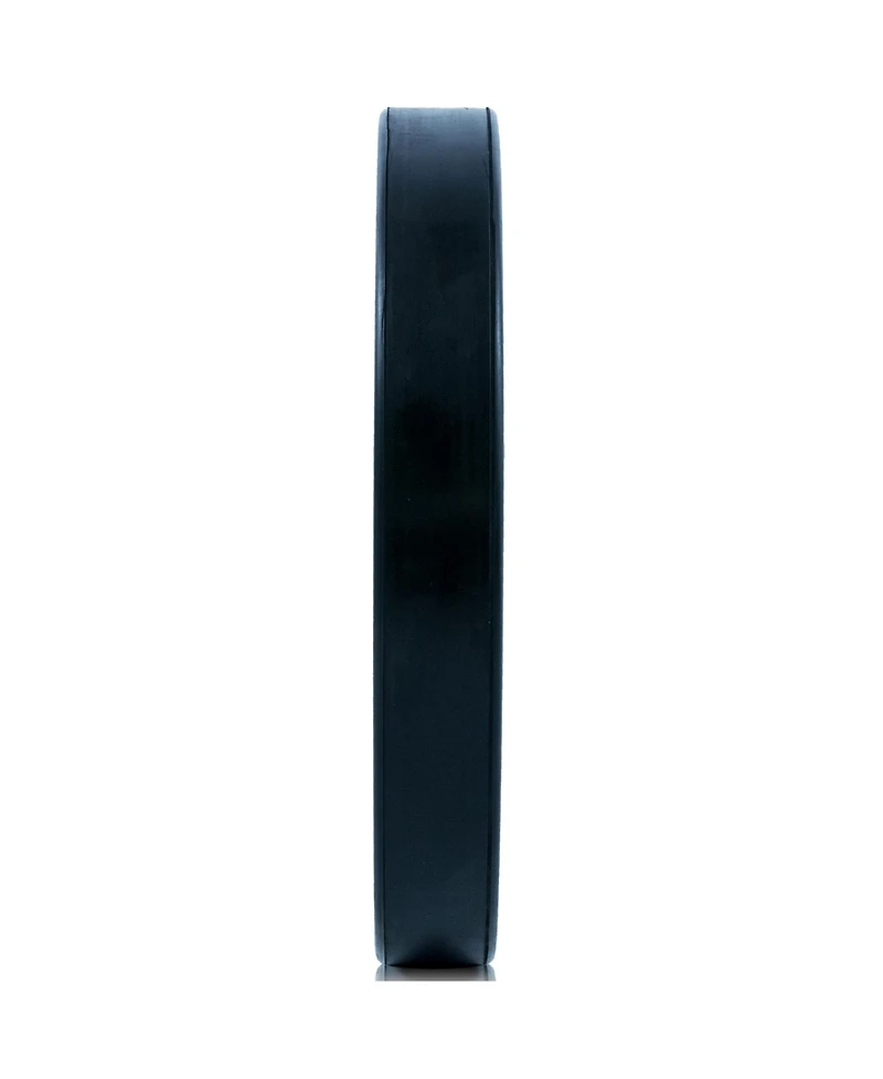 ProsourceFit Solid Rubber Bumper Plate, 45 lb