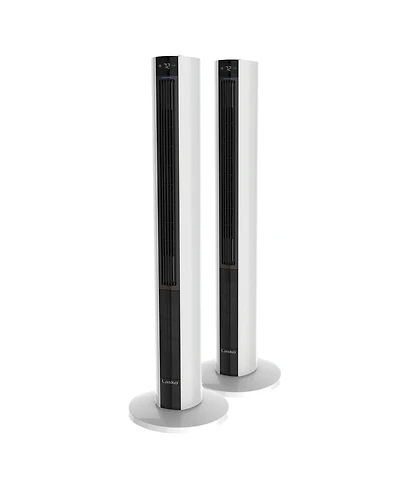 Lasko All Season Comfort Remote Control Tower Fan and Heater, White (2 Pack)