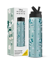 JoyJolt Disney Retro Vintage 22 oz. Water Bottle