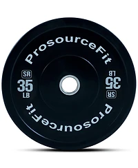 ProsourceFit Solid Rubber Bumper Plate