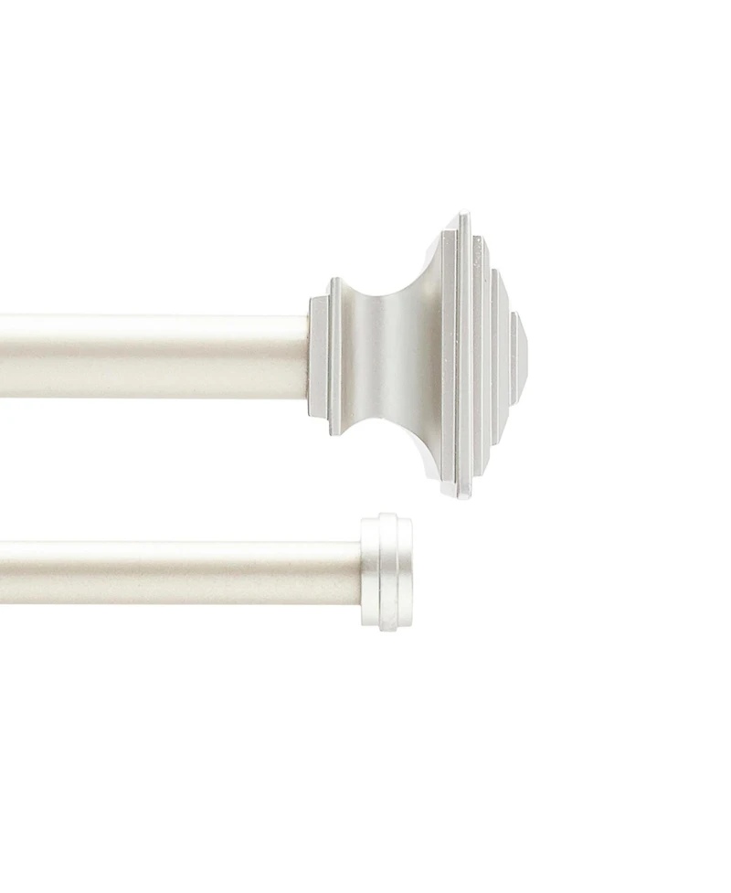 Kenney Mission 3/4" Decorative Bay Window Double Curtain Rod