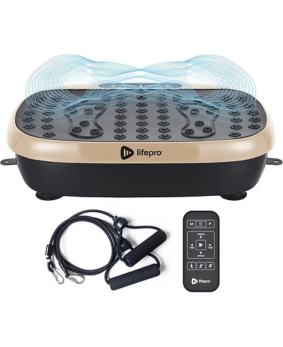 LifePro Mini Vibration Plate Exercise Machine – Full Body Platform for Lymphatic Drainage, Back & Joint Pain Relief