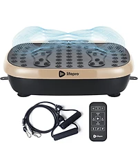 LifePro Mini Vibration Plate Exercise Machine – Full Body Platform for Lymphatic Drainage, Back & Joint Pain Relief