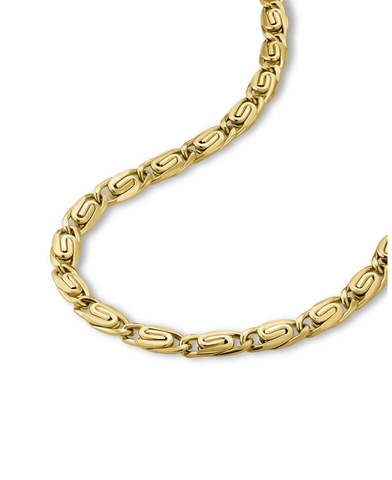 Rosefield Swirl Bracelet In 14K Yellow Gold Plated Stainless Steel