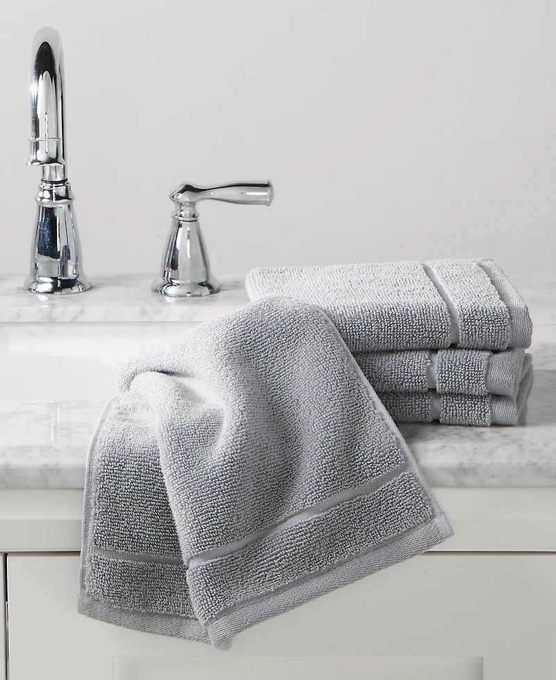 Arch Studio Quick Dry Washcloth 4-Pack, Exclusively at Macy's