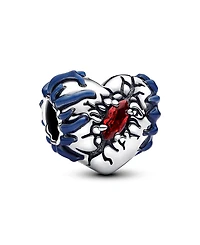 Pandora Sterling Silver Stranger Things Glow-in-the-Dark Heart Charm