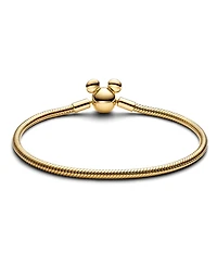 Pandora Disney Mickey Mouse Clasp Moments Snake Chain Bracelet