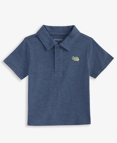 Baby Boys Little Turtle-Detail Polo Shirt, Exclusively at Macy's