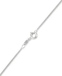 Macy's Synthetic Turquoise & Marcasite Round Pendant Necklace in Sterling Silver
