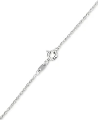 Macy's Marcasite (1/5 ct. t.w.) & Purple Glass Stone Pendant 18" Necklace in Sterling Silver
