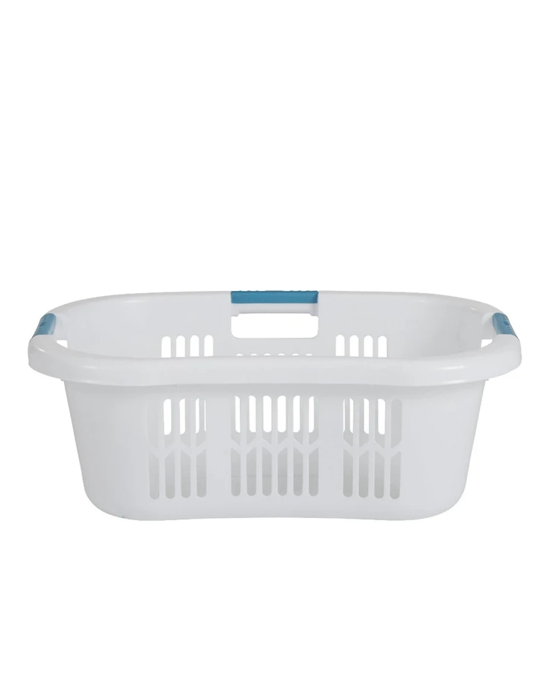 Rubbermaid 2.1-Bushel Small Hip-Hugger Plastic Laundry Basket
