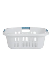 Rubbermaid 2.1-Bushel Small Hip-Hugger Plastic Laundry Basket