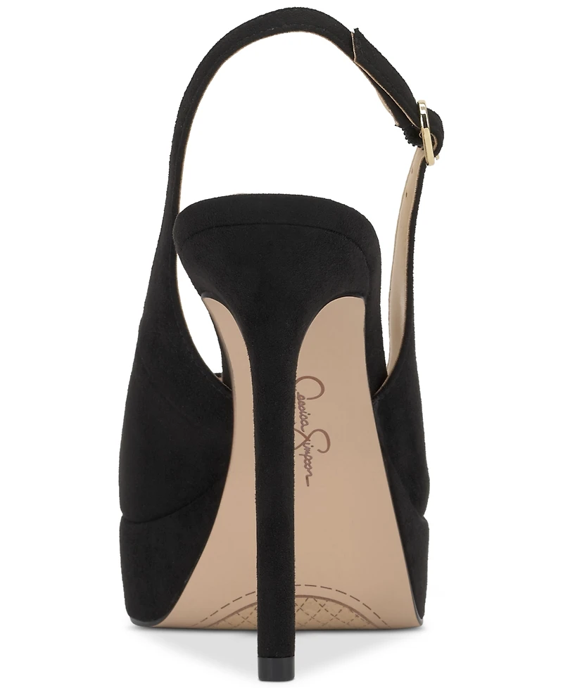 Jessica Simpson Women's Sibilla Slingback Platform Stiletto Pumps