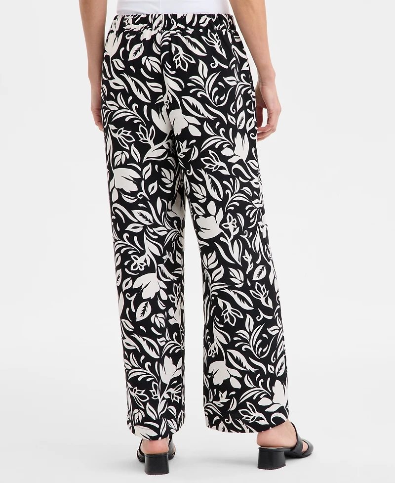 Jm Collection Women's Printed Pull-On Pants, Exclusively at Macy's