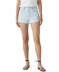 Levi's Women's 501 Button Fly Cotton High-Rise Denim Shorts