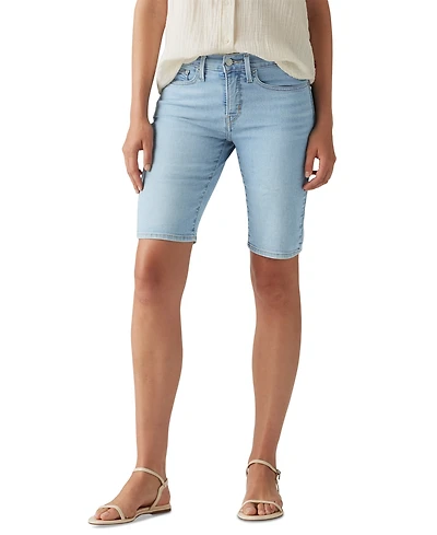 Levi's Women's Mid-Rise Shaping Bermuda Shorts