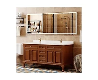 gaomon Led Mirror Full Length 71"x 28" Full Body Mirror with Light Floor Mirror Wall Mounted Mirror Freestanding Full Size Mirror dimming 3 Colors Lig
