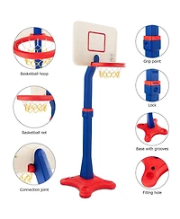 Kuyotq Kids Adjustable Height Basketball Hoop Stand