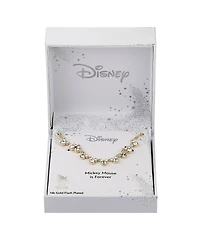 Disney Crystal Multi Color Station Mickey Mouse Necklace
