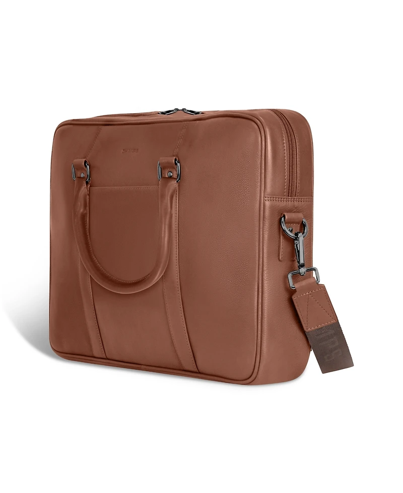Champs Onyx Collection Leather Slim Briefcase