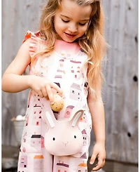 Deux par Deux Girl Rabbit Crossbody Bag Soft Pink - Toddler|Child