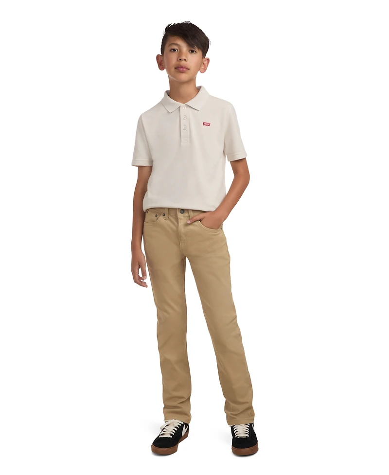 Levi's Big Boys 511 Slim Fit 5-Pocket Sueded Pants