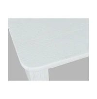 Jofran Eastern Tides Coastal Wire-Brushed Acacia Backless Counter Barstool (Set of 2