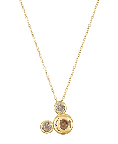 Disney Cubic Zirconia Mickey Mouse Dream Initial Pendant Necklace