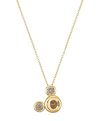 Disney Cubic Zirconia Mickey Mouse Dream Initial Pendant Necklace