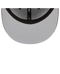 New Era Men's Black Houston Rockets Jersey Hook Statement Edition 9FIFTY Snapback Hat