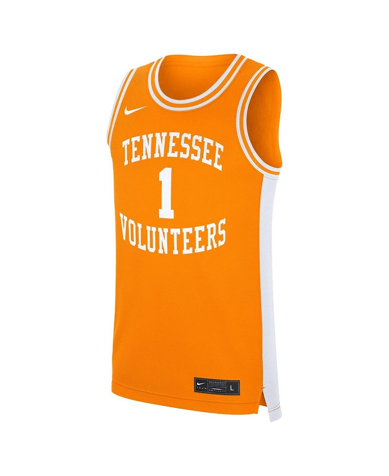 Nike Men's 1 Tennessee Orange Volunteers Road Replica Jersey