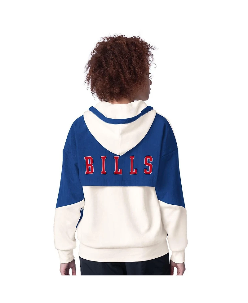Starter Women's White Buffalo Bills Scrimmage Full-Zip Hoodie