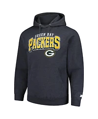 Starter Men's Charcoal Green Bay Packers Vintage Pullover Hoodie