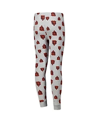 Outerstuff Big Boys and Girls Chicago Bears Long Sleeve T-Shirt Pants Sleep Set