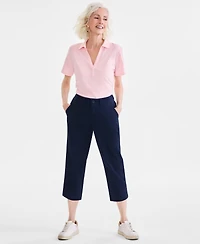 Style & Co Women's Mid-Rise Comfort Waist Capri Pants, Exclusively at Macy's