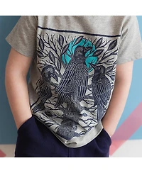 Mightly Toddler Girls Fair Trade Organic Cotton Graphic Short Sleeve T-Shirt 2-pack