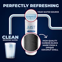 Mist LT1000P Water Filter Replacement, Compatible with Lg Models: ADQ747935, MDJ64844601, LMXS28626D, LT1000PC, Lt-1000PC Kenmore 46-9980, 469981, 1 P