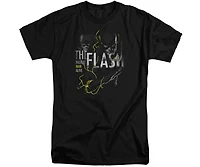 Dc Flash Mens Dc Comics Flash Bold Flash Short Sleeve Adult Tall Tee / T-Shirt