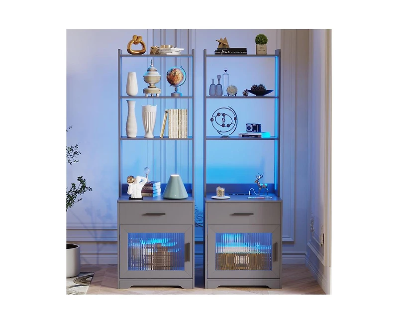 Vlsrka Vanity Makeup Desk with Mirror and Lights