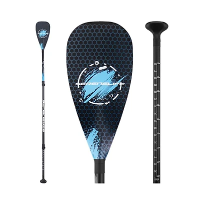 SereneLife Adjustable 3-Piece Sup Paddle with Carry Bag