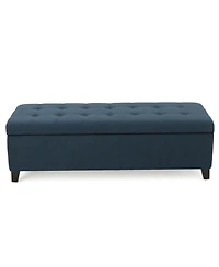 Modern Storage Ottoman, Multipurpose Footstool & Storage Bench-The Pop Home