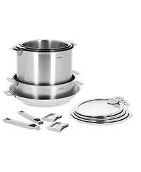Strate -Piece Stainless Steel Cookware Set