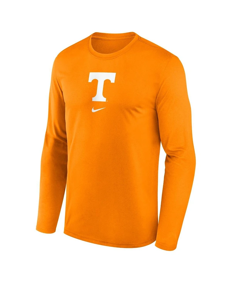 Nike Men's Tennessee Orange Tennessee Volunteers On-Court Basketball Shootaround Performance Long Sleeve T-Shirt