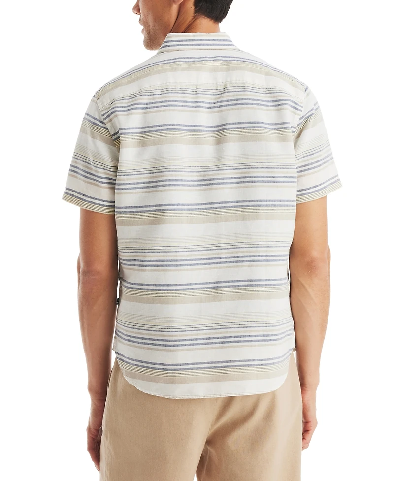 Nautica Men's Stripe Short-Sleeve Shirt