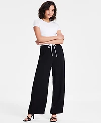 Bar Iii Women's High-Rise Double-Waistband Pants, Exclusively at Macy's