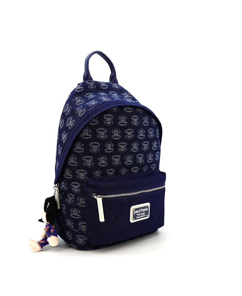 Like Dreams Paul Frank Zip Around Denim Backpack