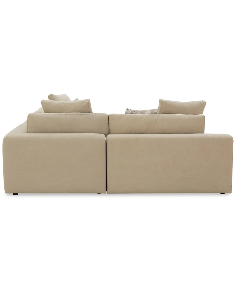 Klarke 3-Pc. L Sectional, Exclusively at Macy's