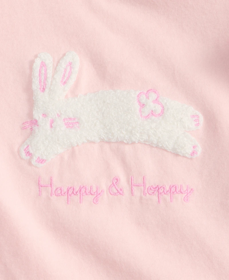 First Impressions Baby Girls Happy & Hoppy Flutter-Sleeve T-Shirt, Exclusively at Macy's