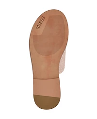 Guess Women's Graysie Quattro G Embellished Flat Sandal