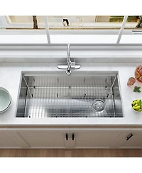 Casainc Undermount Kitchen Sink with Accessories